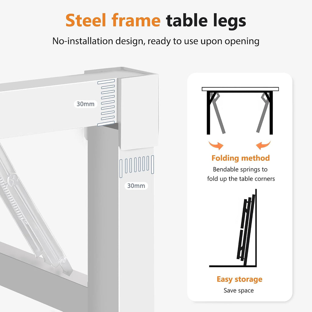 47" Portable Folding Conference Desk