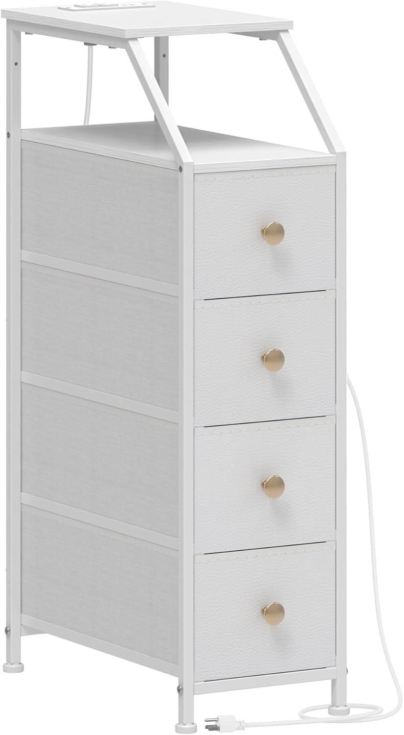 4 Drawer Dresser with Charging Station