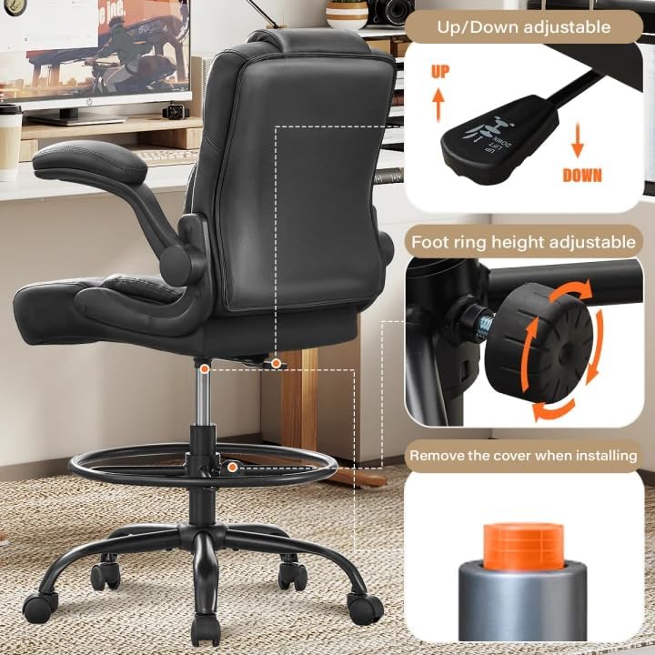 Ergonomic Tall Drafting Chair