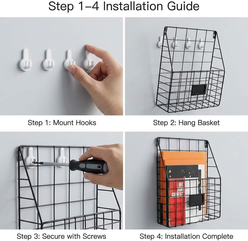 Wall Mounted File Organizer