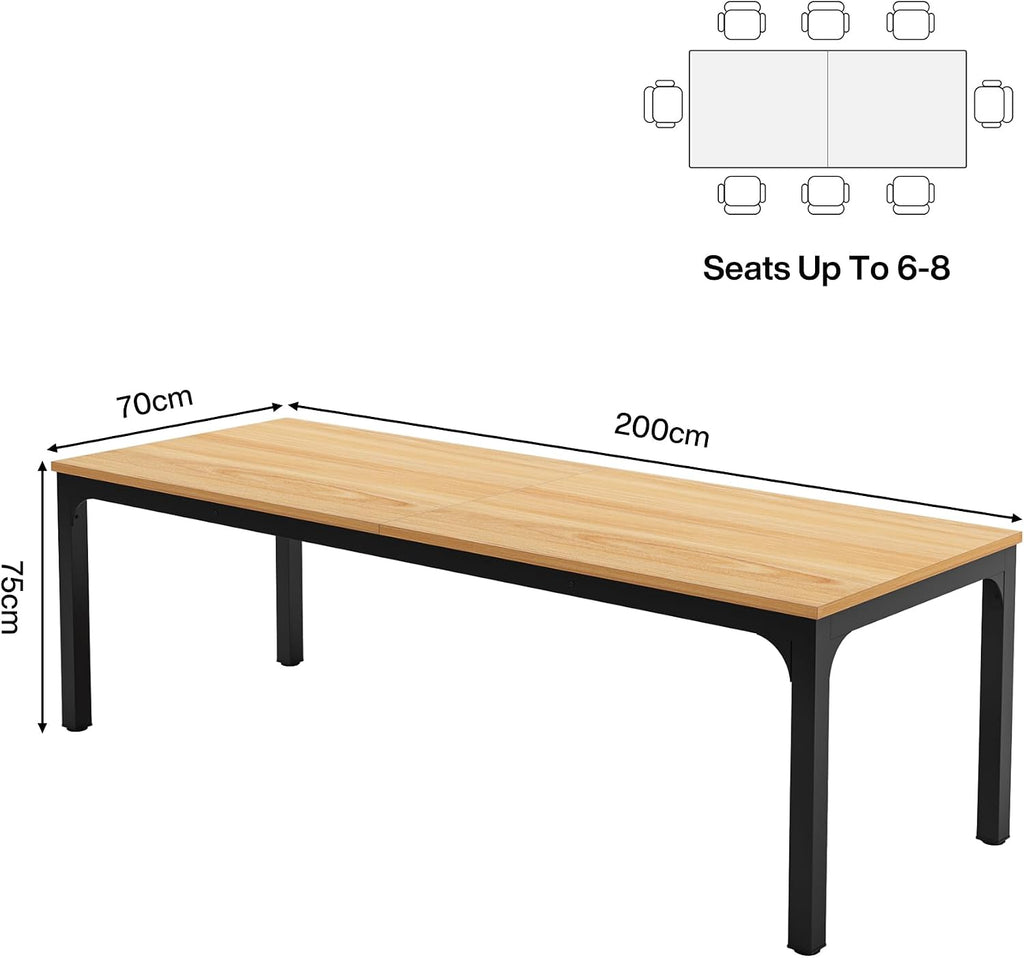 78.74" Large Office Conference Table