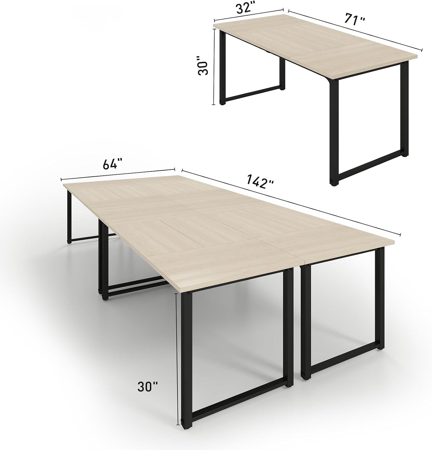 142" Large 16-Person Conference Table