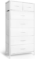 7 Drawer Tall Fabric Dresser