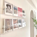 Acrylic Wall Mount Magazine Holder