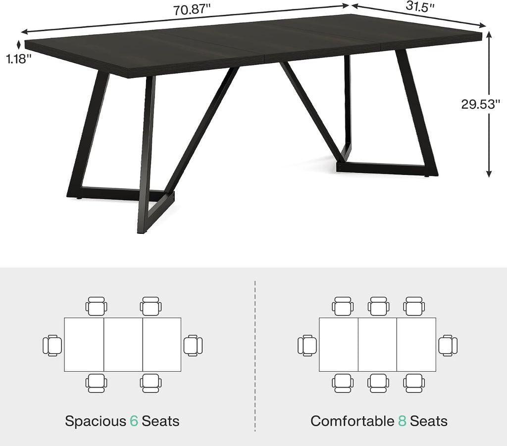 70.86" Modern Conference Table