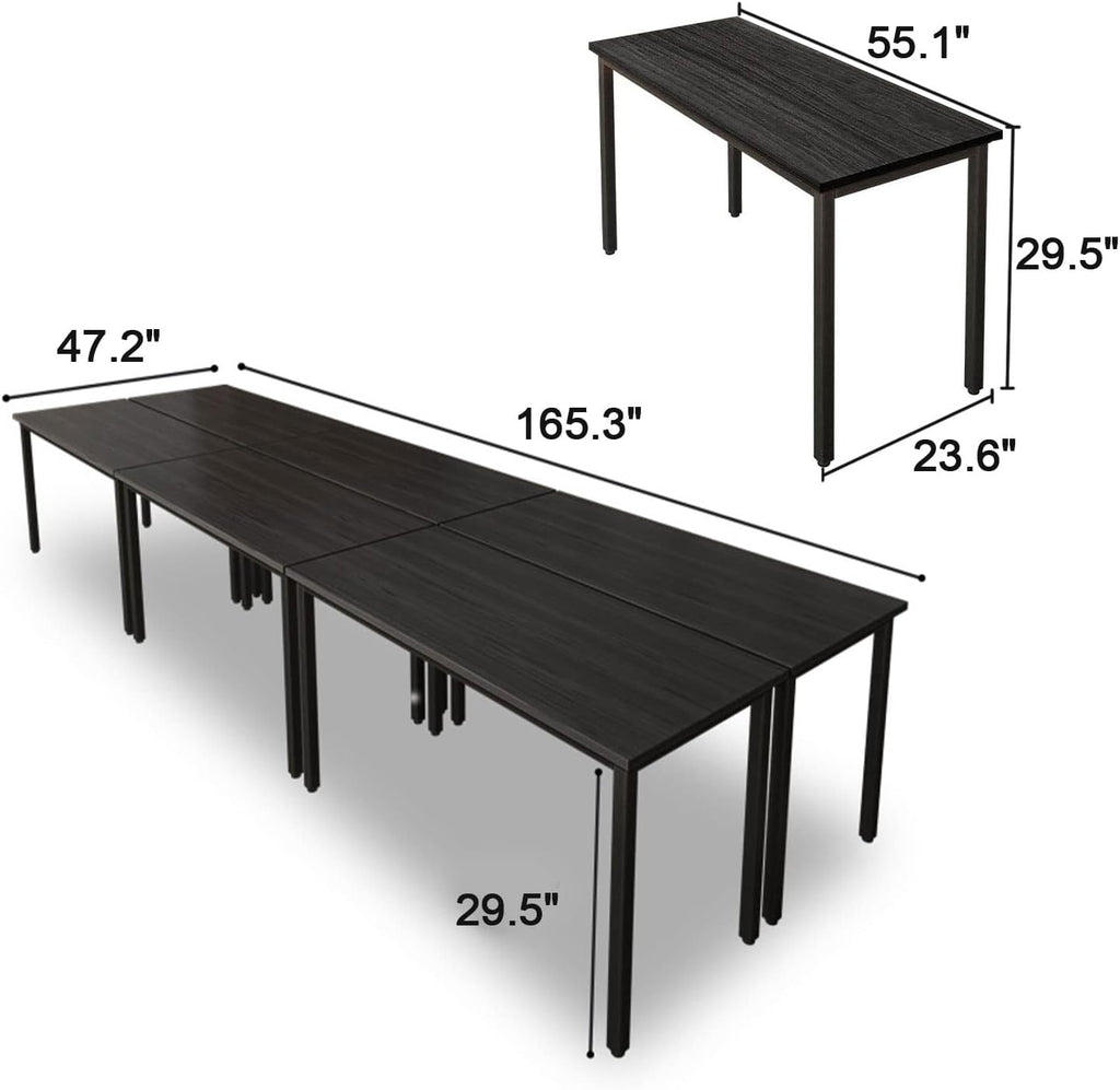 165.3" 16-Person Modular Conference Table