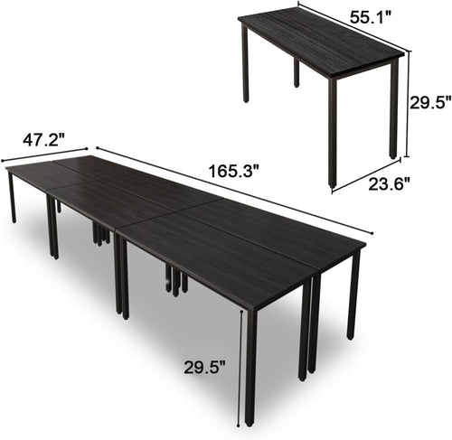 165.3" 16-Person Modular Conference Table