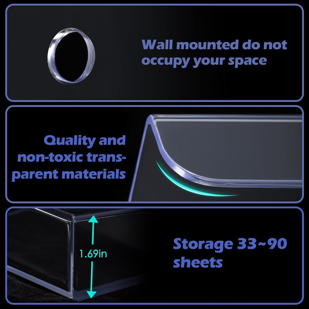 Acrylic Wall Mount Brochure Holder