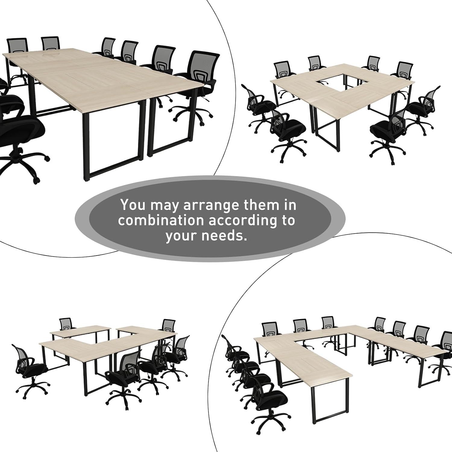 142" Large 16-Person Conference Table