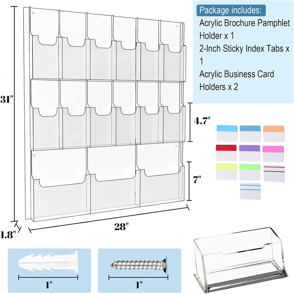 Wall Mount Brochure Holder
