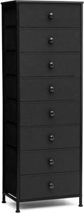 8 Drawer Fabric Tall Dresser