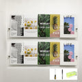 Acrylic Wall Mounted Magazine Holder