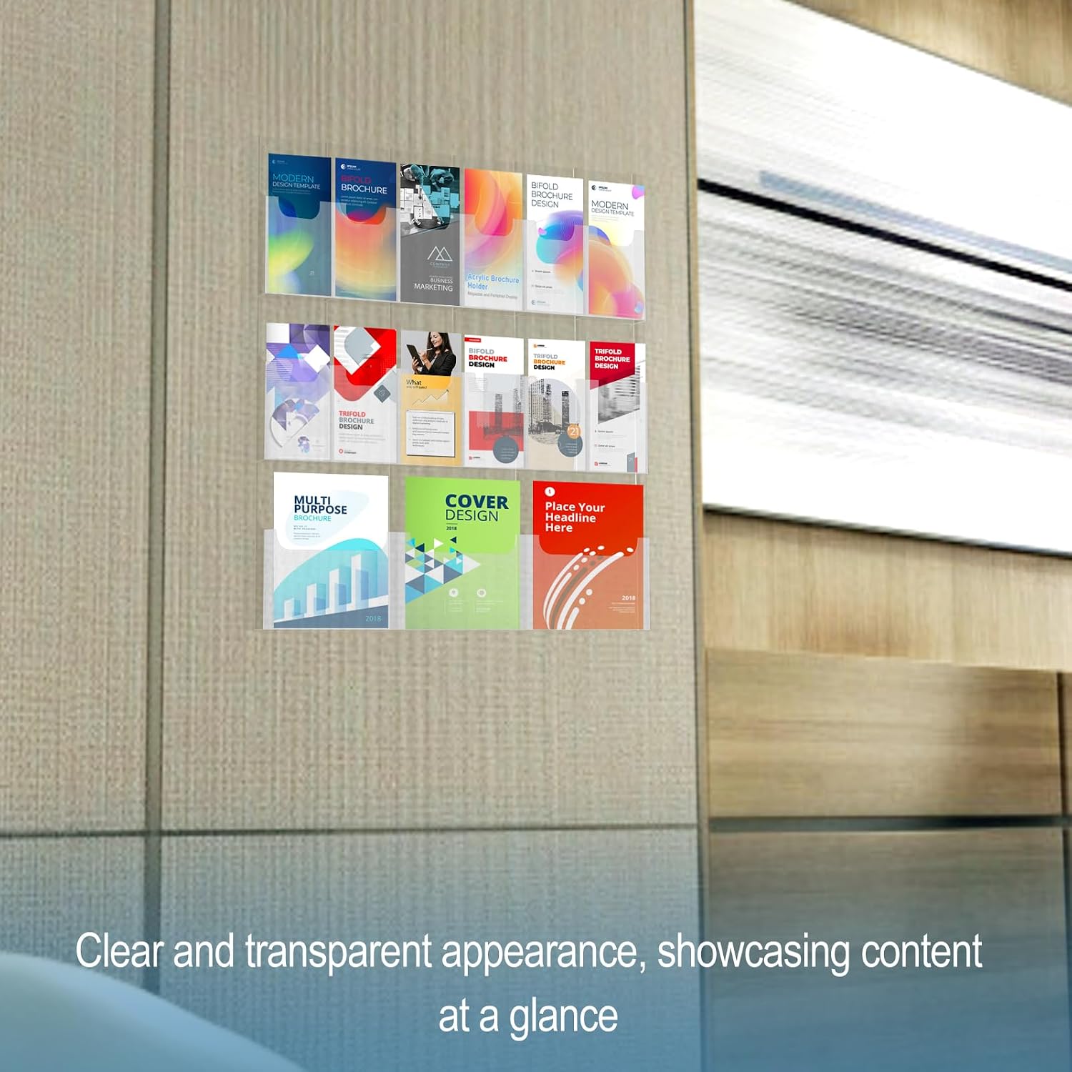 Wall Mount Brochure Holder