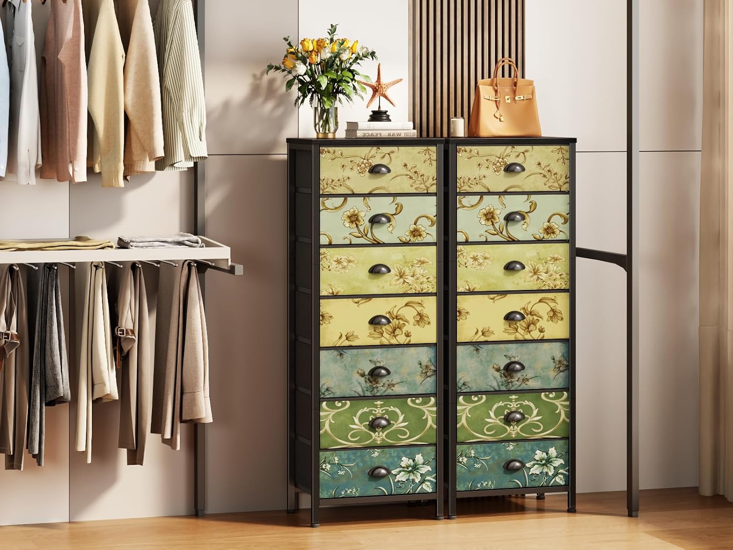 7 Drawer Tall Dresser