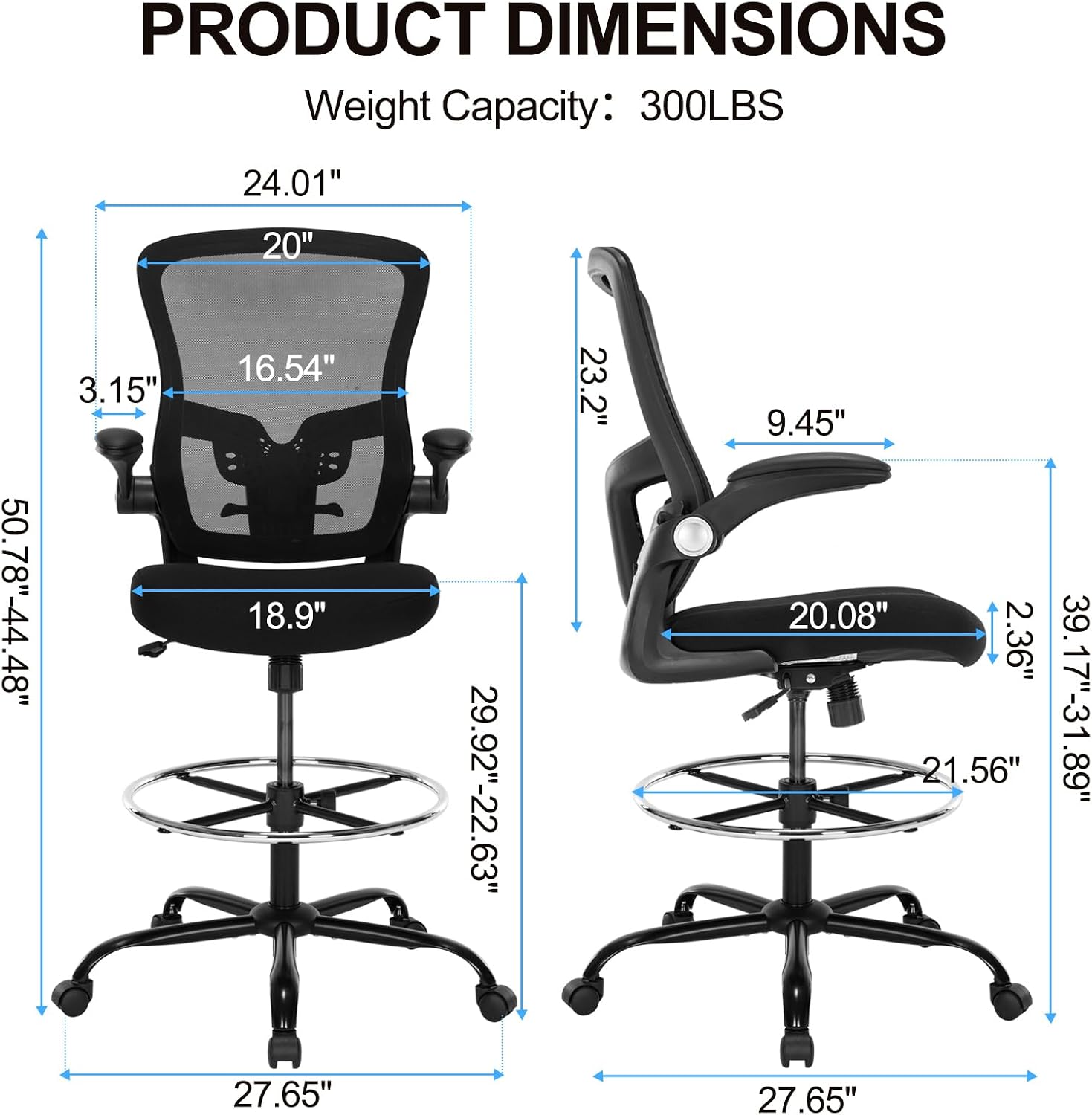 Tall Drafting Chair