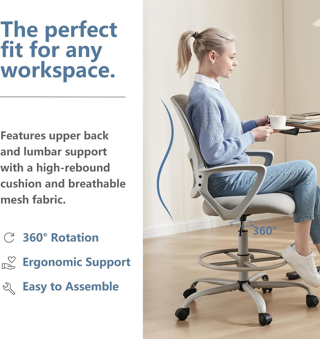 Ergonomic Drafting Chair