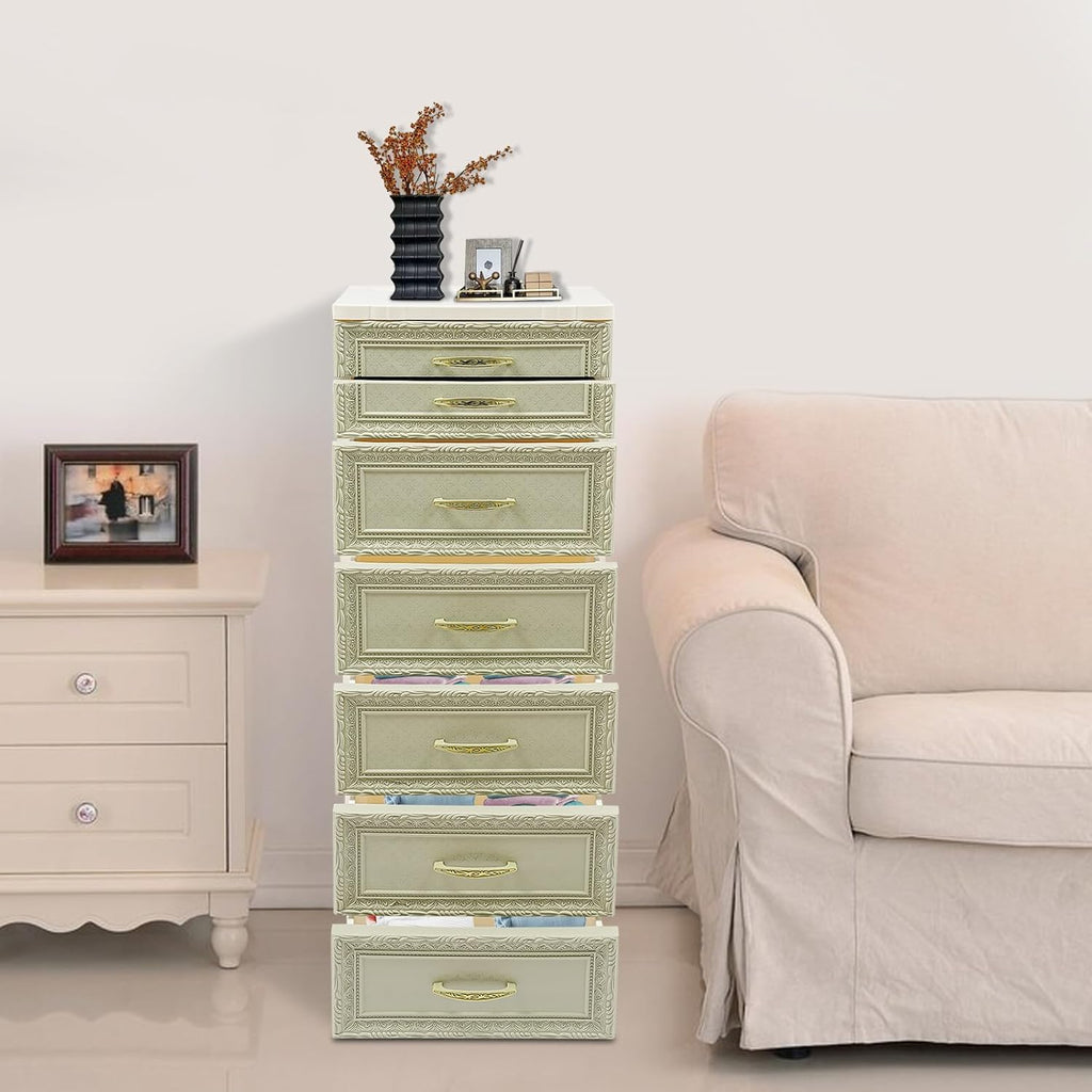 7 Drawer Mobile Storage Tower Cabinet