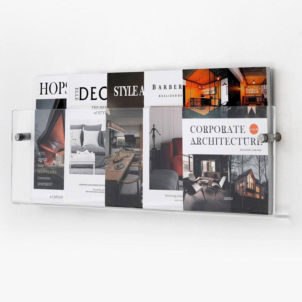 Acrylic Wall Mount Brochure Holder