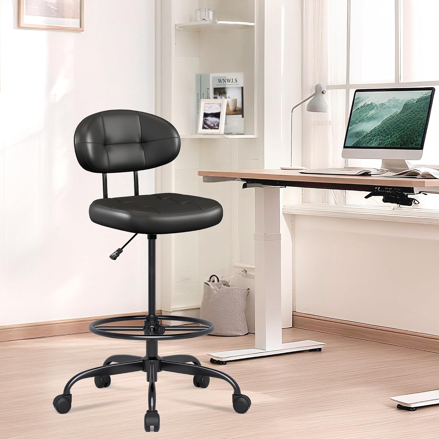 Armless Tall Drafting Chair