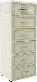 7 Drawer Mobile Storage Tower Cabinet