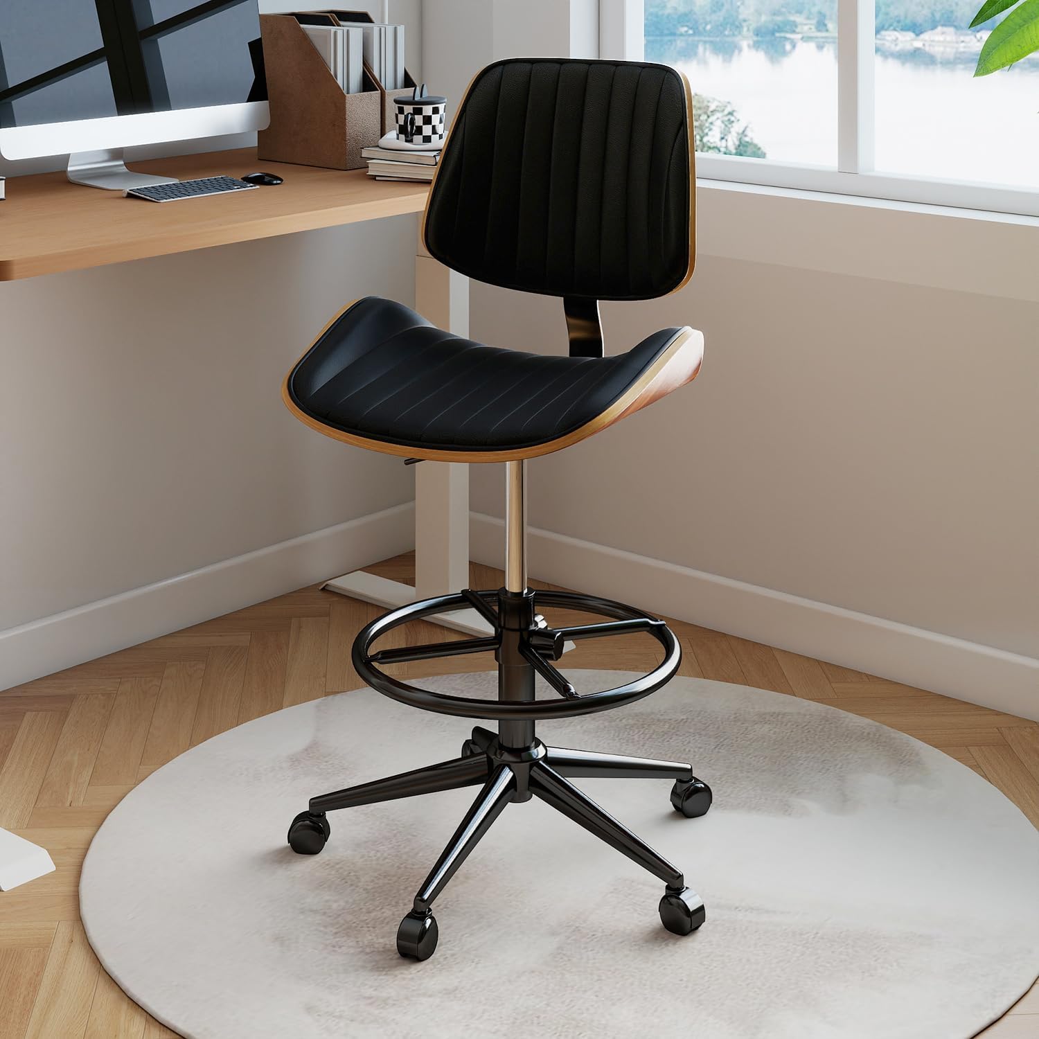 Ergonomic Drafting Office Chair