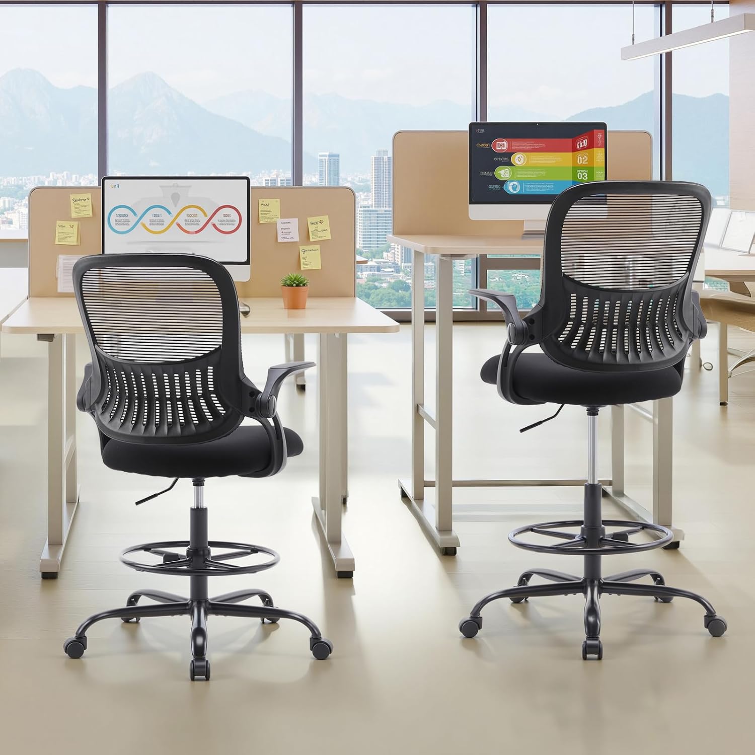 Ergonomic Drafting Chair