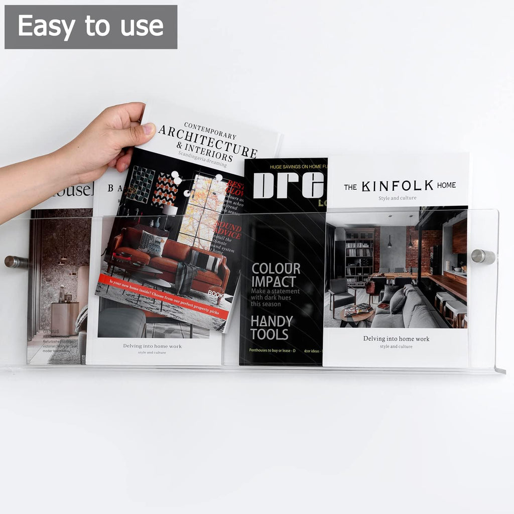 Acrylic Wall Mount Brochure Holder