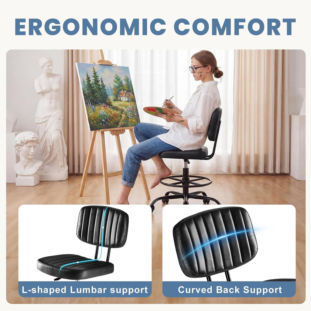 Armless Drafting Chair