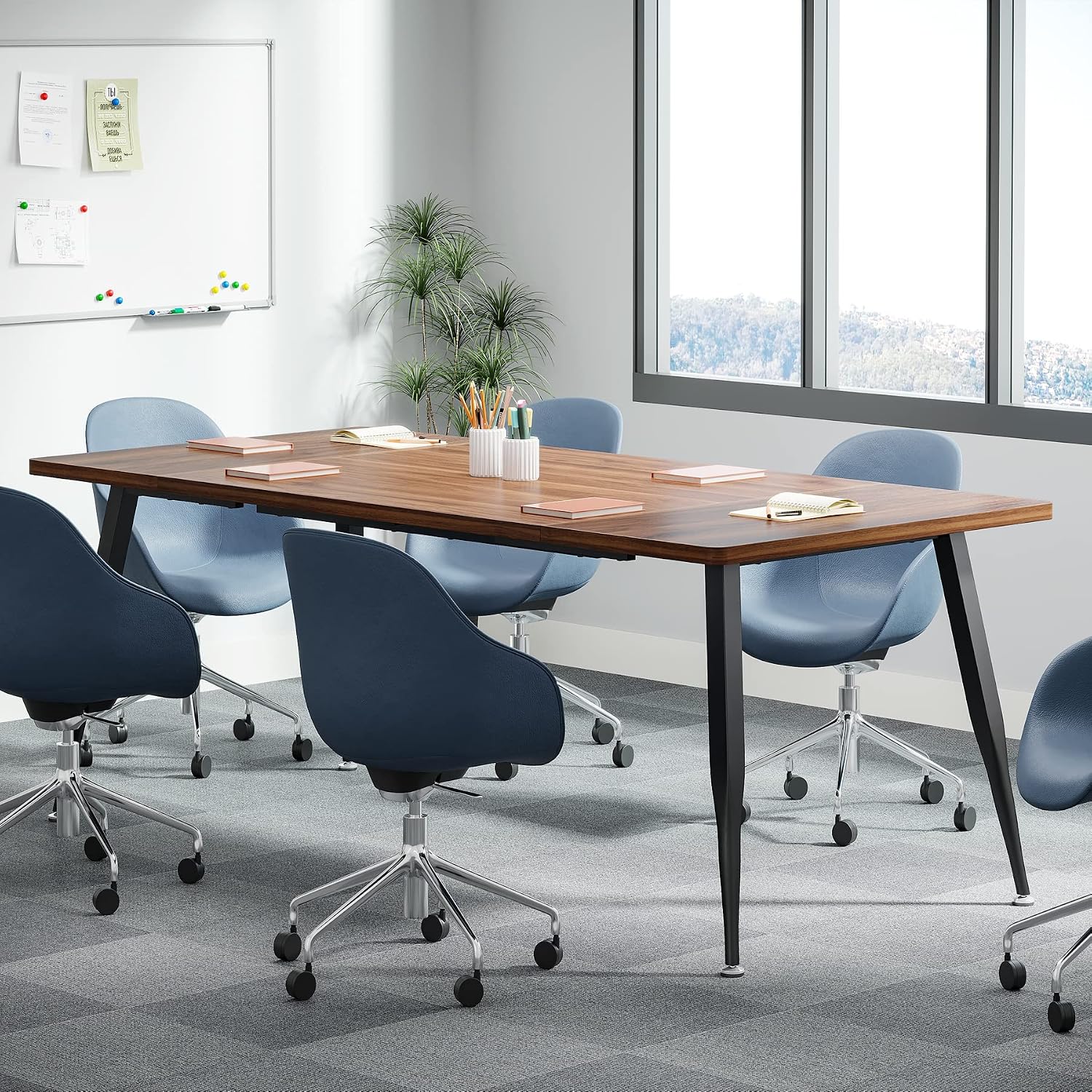 70.8" Industrial Conference Table