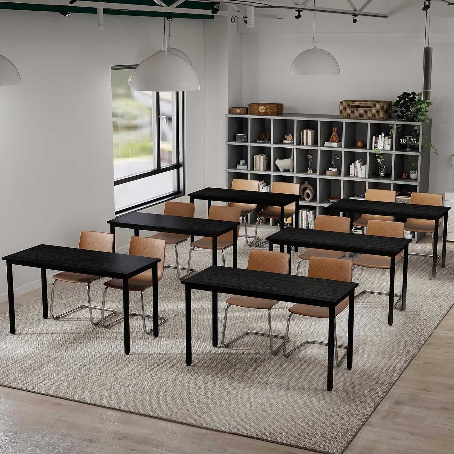 165.3" 16-Person Modular Conference Table