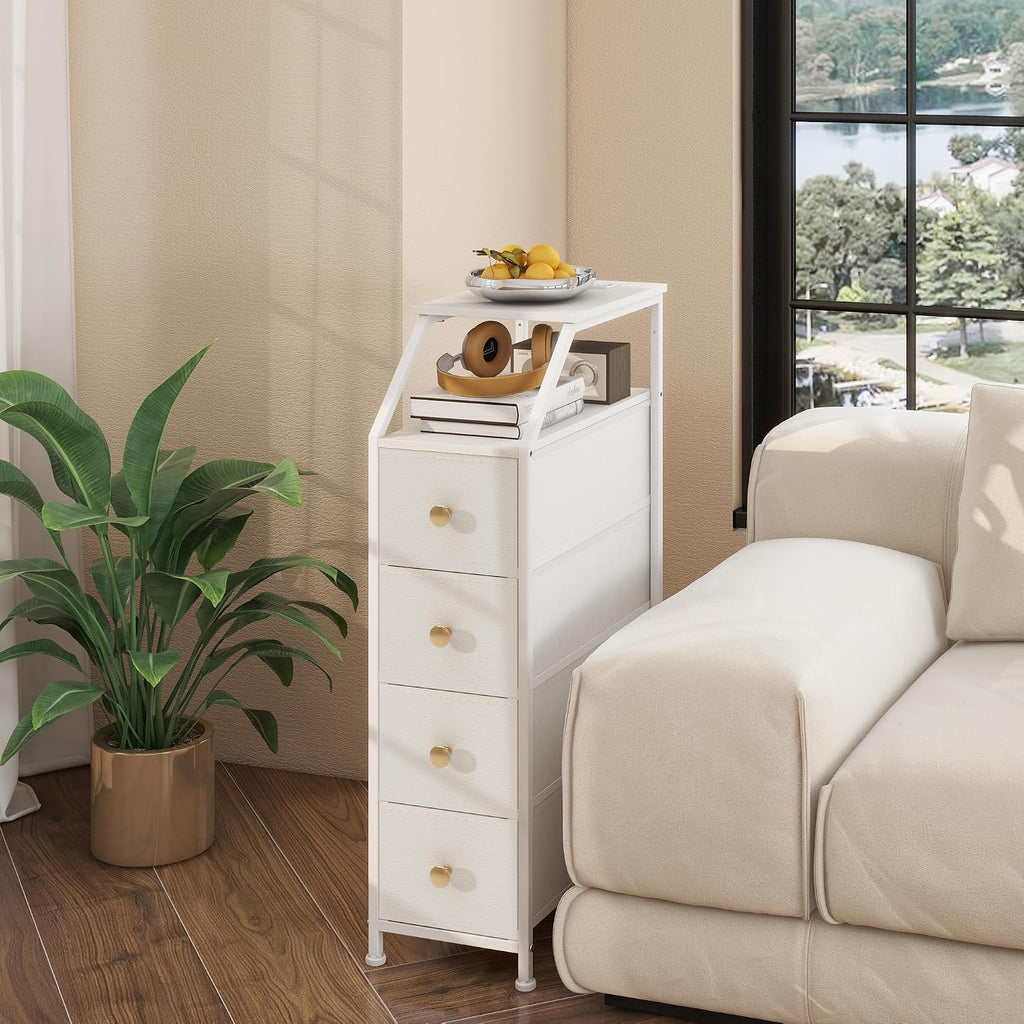 4 Drawer Dresser with Charging Station