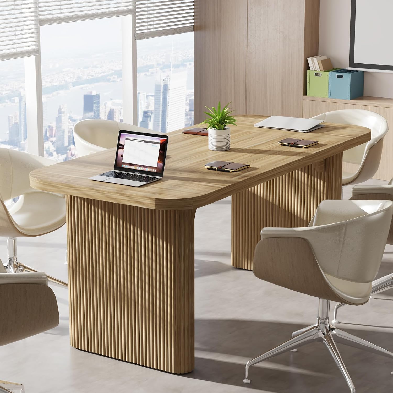 62" Modern Rectangular Conference Table