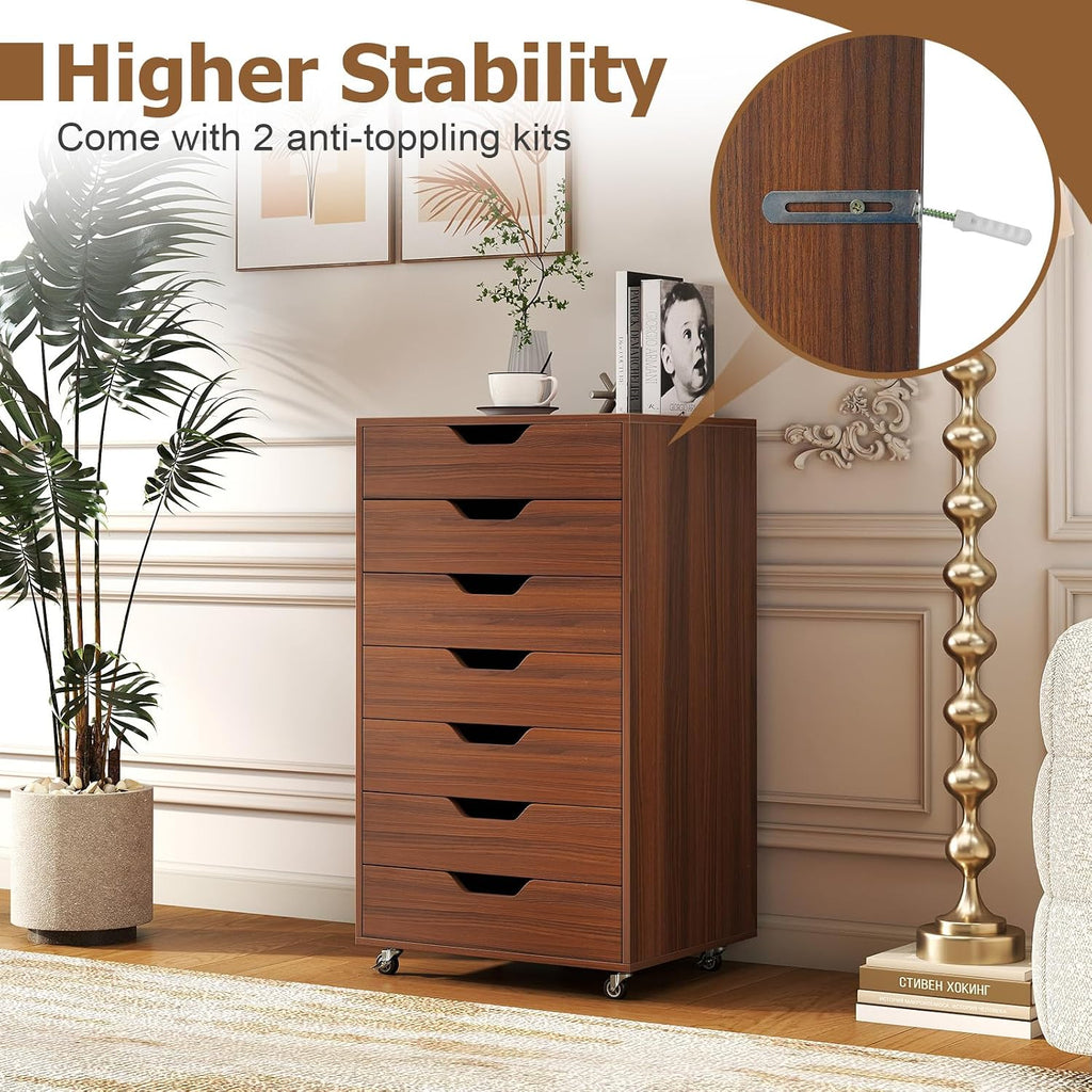 7-Drawer File Cabinet