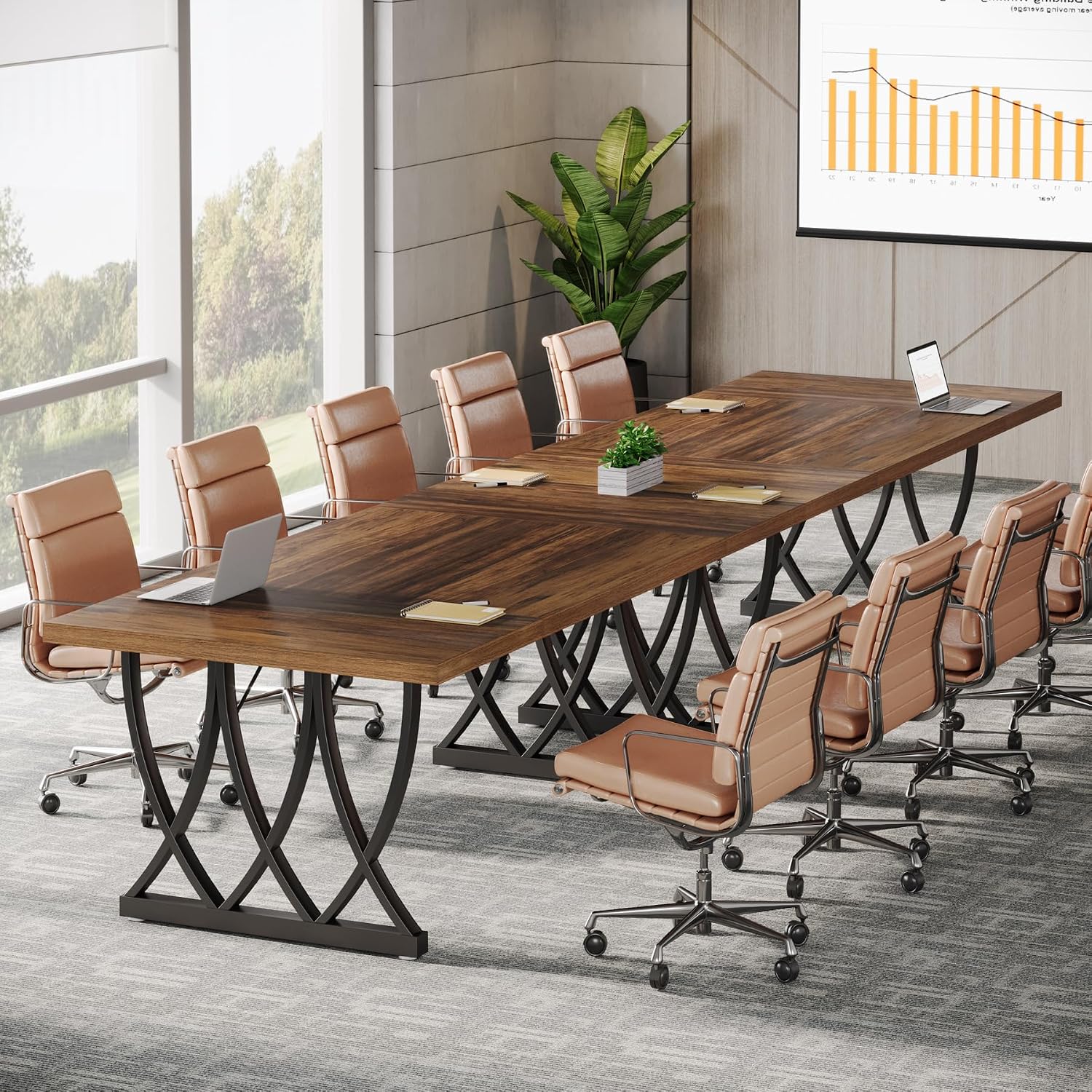 70.86" Curved Frame Conference Table for 6-8 People