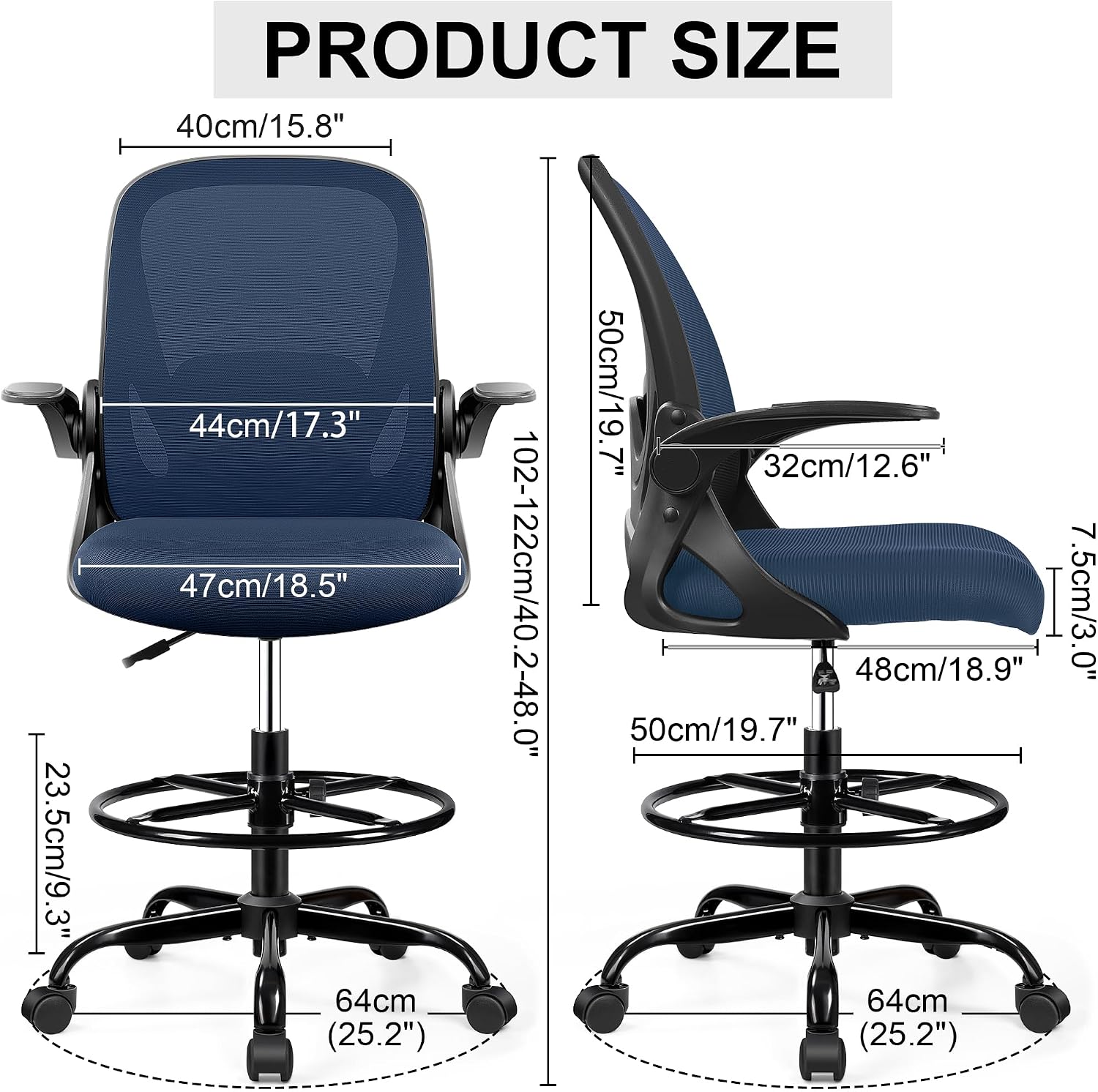Drafting Tall Office Chair