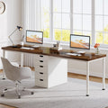 78.7" Double Desk with 5 Drawers