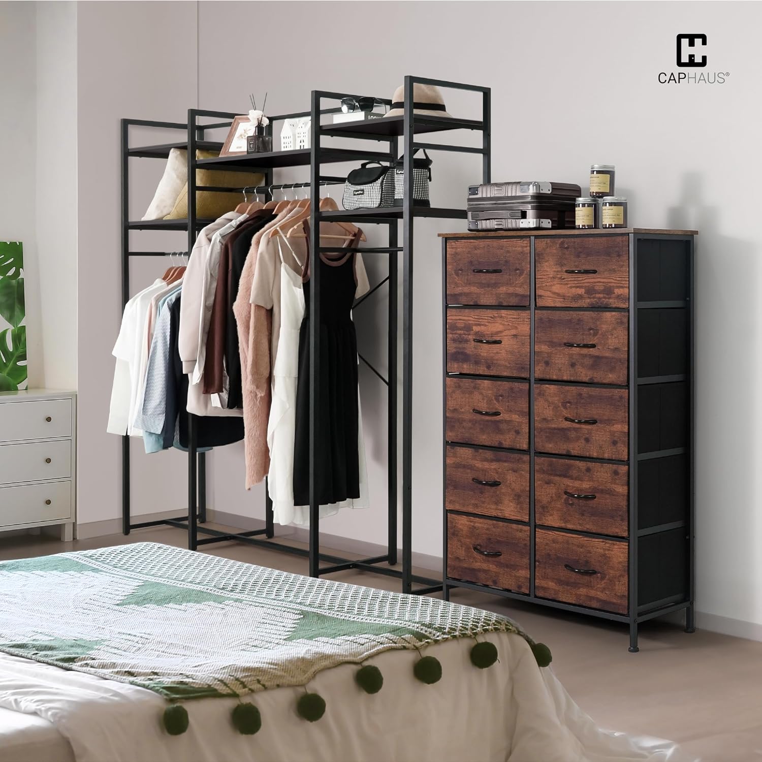 10 Fabric Drawer Storage Tower