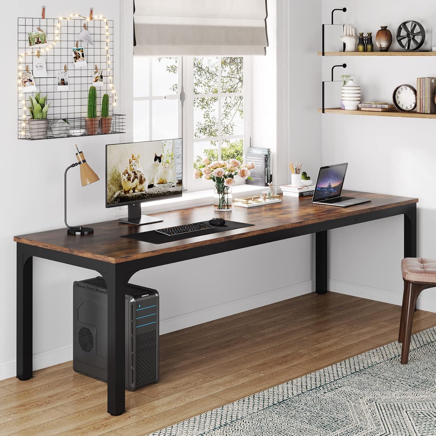 78.7" Double Person Computer Desk