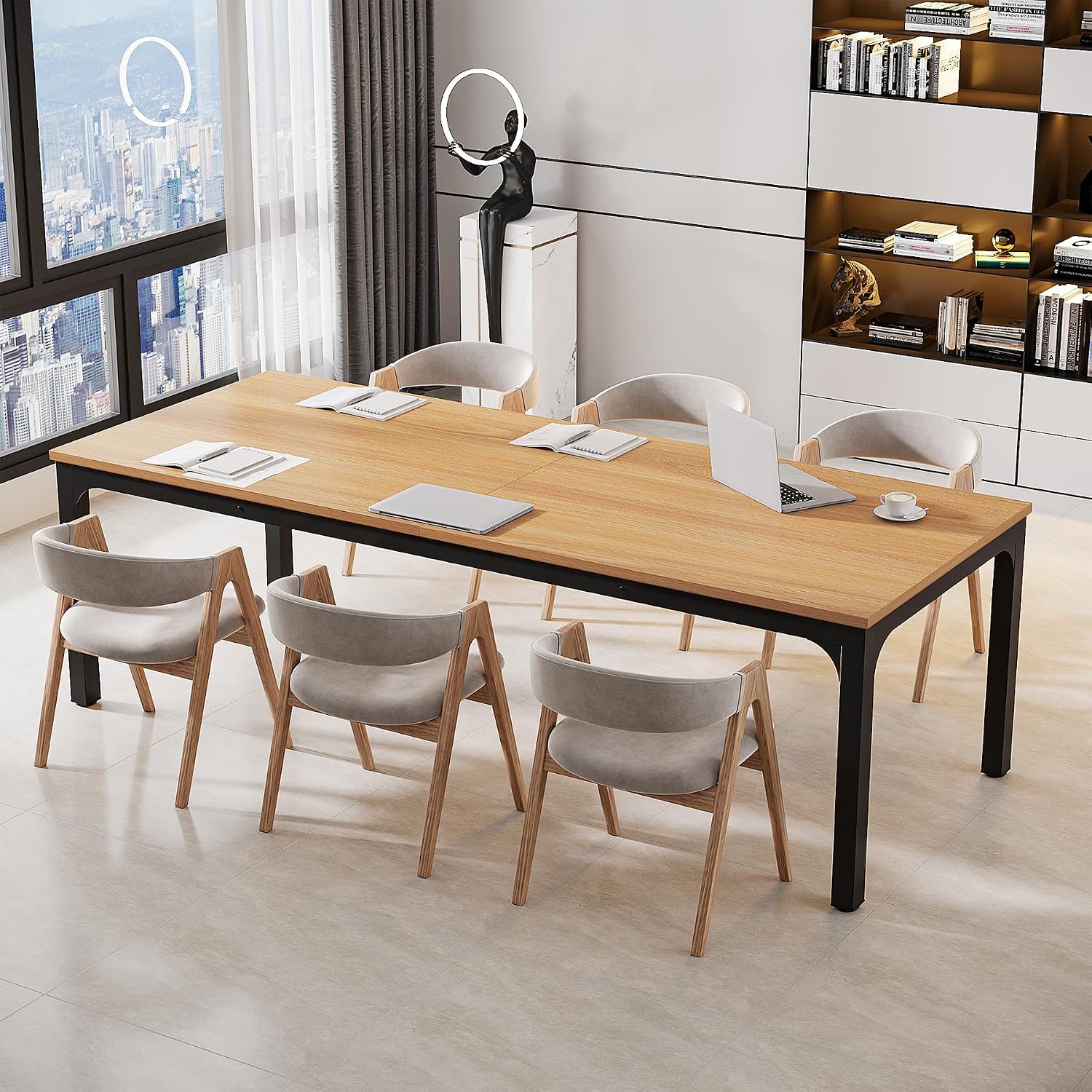 78.74" Large Office Conference Table