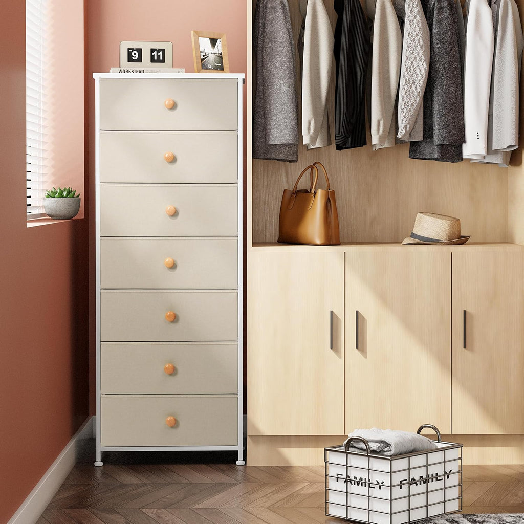 7 Drawer Fabric Storage Dresser
