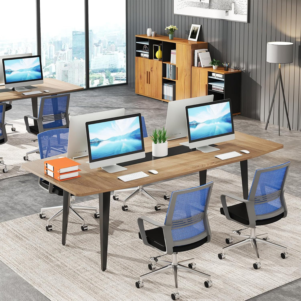 70.86" Boat Shaped Conference Table