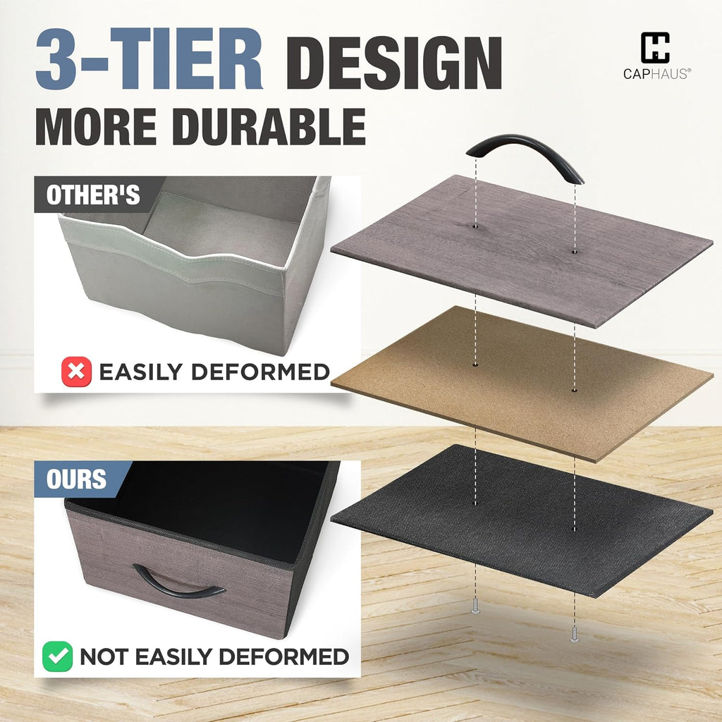 10 Fabric Drawer Storage Tower